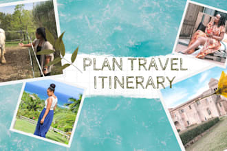 research and plan an itinerary for your vacation travel