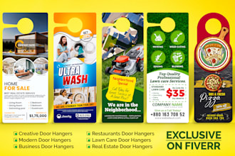 design a perfect door hanger for your business