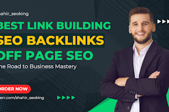build off page SEO backlinks service dofollow link building