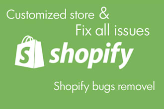 fix and design shopify store