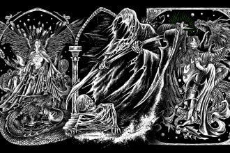 do dark art illustration