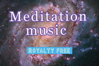 provide beautiful meditation music with full rights