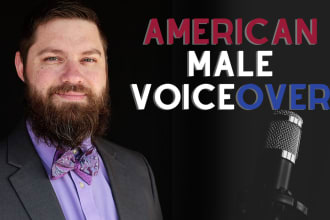 be your american male voice over pro