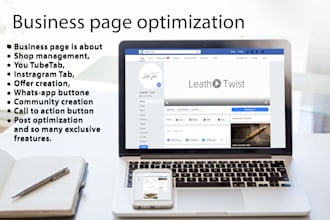 setup impressive facebook business page and promote