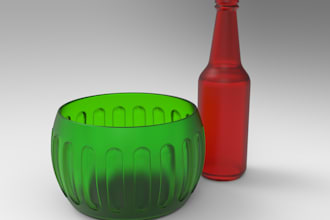 design bottles, glass, and jars