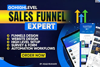 be ghl funnel expert or gohighlevel sales funnel, ghl automation expert