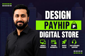 design payhip store or payhip website to sell digital products and payhip expert