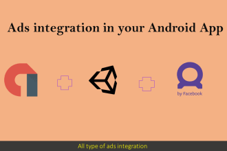 do android ads integration for admob, facebook, and unity