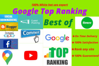 rank your website to get 1st page on google