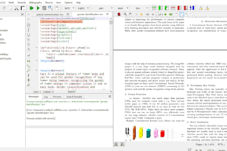generate the pdf files using latex coding