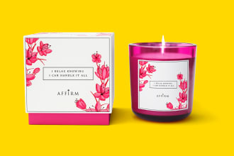 do candle label design