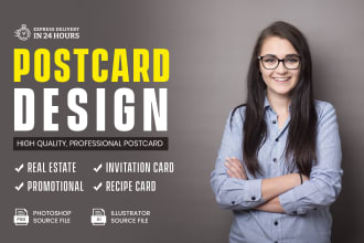 design professional postcard, eddm postcard, direct mail