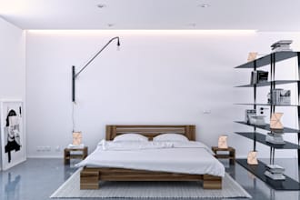 do design and photorealistic rendering of your bedroom