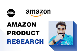 do ecommerce amazon product research and market analysis