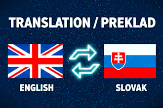 translate from slovak to english and vice versa