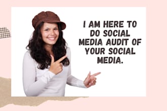 do social media audit for your business and brand