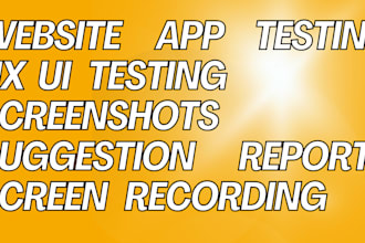 do expert user testing feedback for websites, apps, saas to improve UX