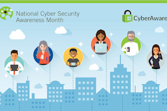 create powerpoint presentation slides for cybersecurity