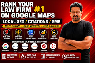 do local SEO for law firm to rank on google maps and ai local search