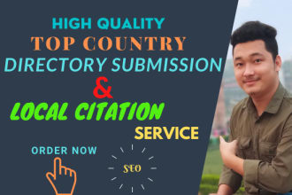 top country local citation and directory submission links