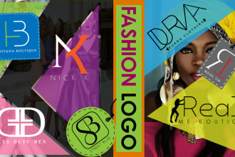 do fashion streetwear clothing logo design in 24 hours