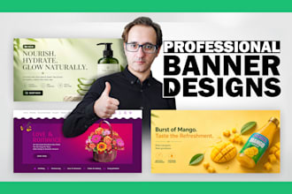 design shopify, website, youtube, and google display banners