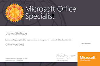 create, format microsoft word document
