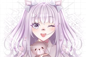 draw original character and fanart for you