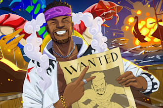 draw you as the anime main character