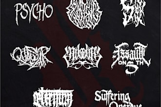 design a metal logo for you