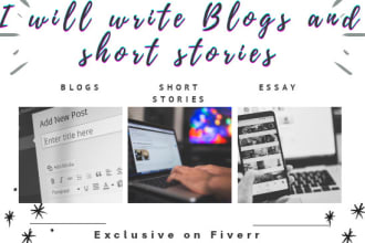 write motivational stories and blogs for you