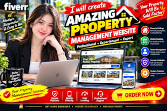 create amazing property management website
