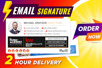 do clickable HTML email signature for gmail, outlook email signature