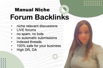 post manual backlinks on forums