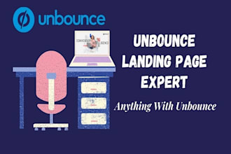 design high converting unbounce landing page on unbounce