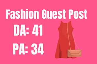submit guest post on da 41 fashion and shopping blog