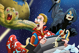 create comics and cartoon illustrations