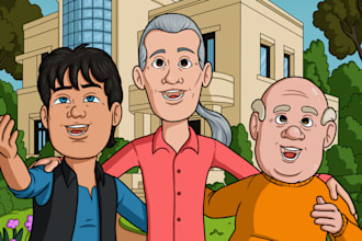 create comics and cartoon illustrations