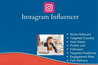 provide you with a list of top instagram influencers