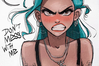 draw your 2d illustration