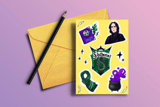 create custom printable stickers design