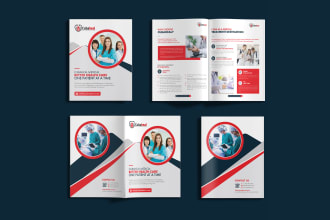 design pamphlet brochure profile construction medical tech industry nonprofit