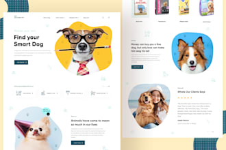 design full website, landing page UI UX