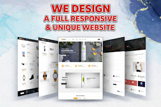 do full website creation with responsive,attractive design