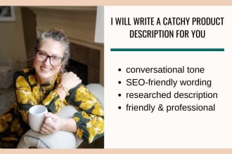 write a catchy amazon or shopify product description