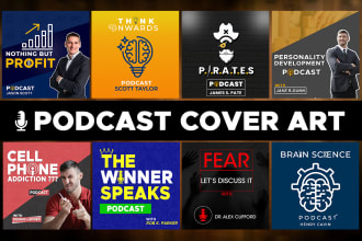 design podcast cover or podcast cover art