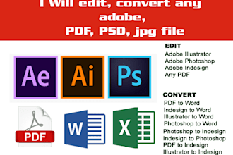 edit, convert any file