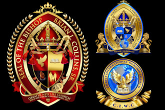 create a unique seal logo for church or company