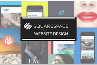 create professional squarespace website design or redesign