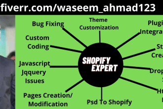 custom shopify coding and fix bugs
